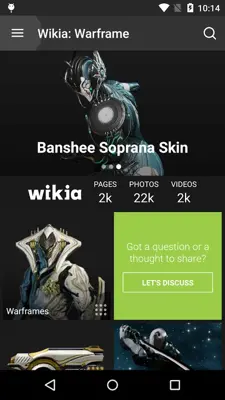 FANDOM for Warframe android App screenshot 9